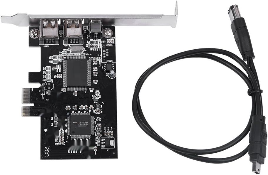 Cuifati PCIe, Kontroler Adapter IEEE 1394, 4 Porty (3x6 Pin, 1x4 Pin).