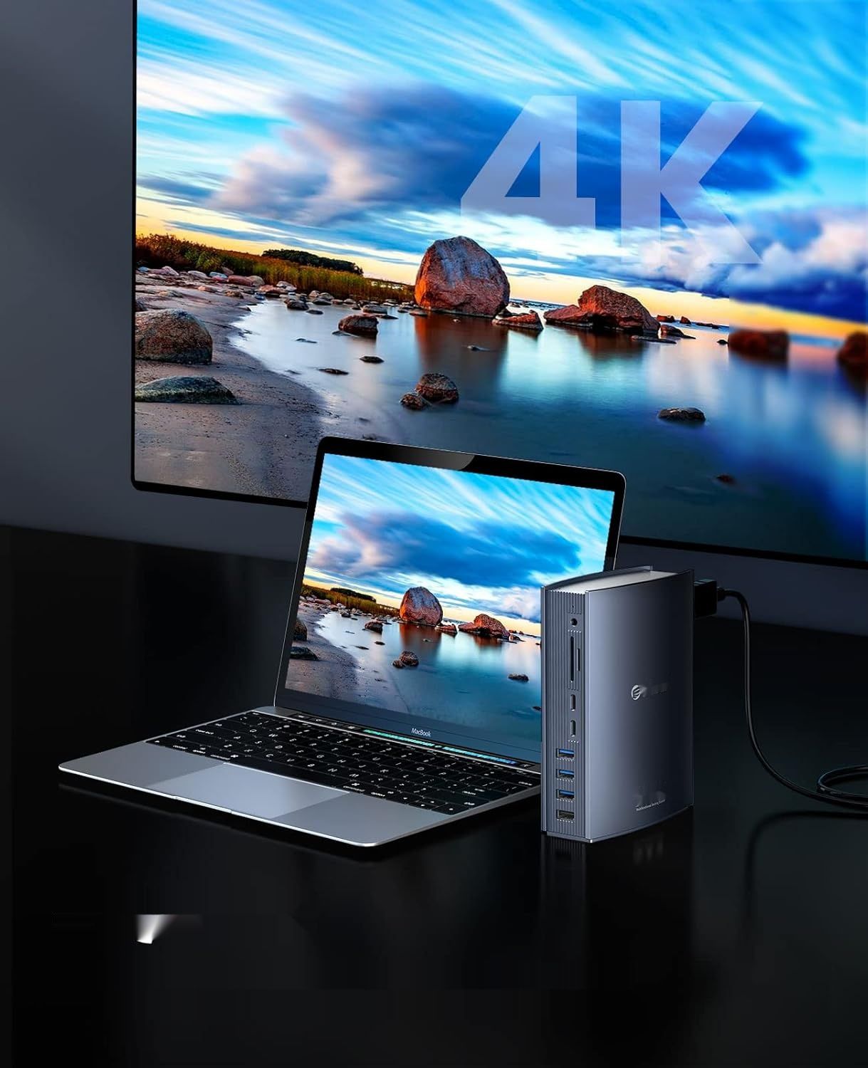 ORICO 15 w 1 Thunderbolt 3 stacja dokująca, 60W, 40Gbps, dual 4K 60Hz