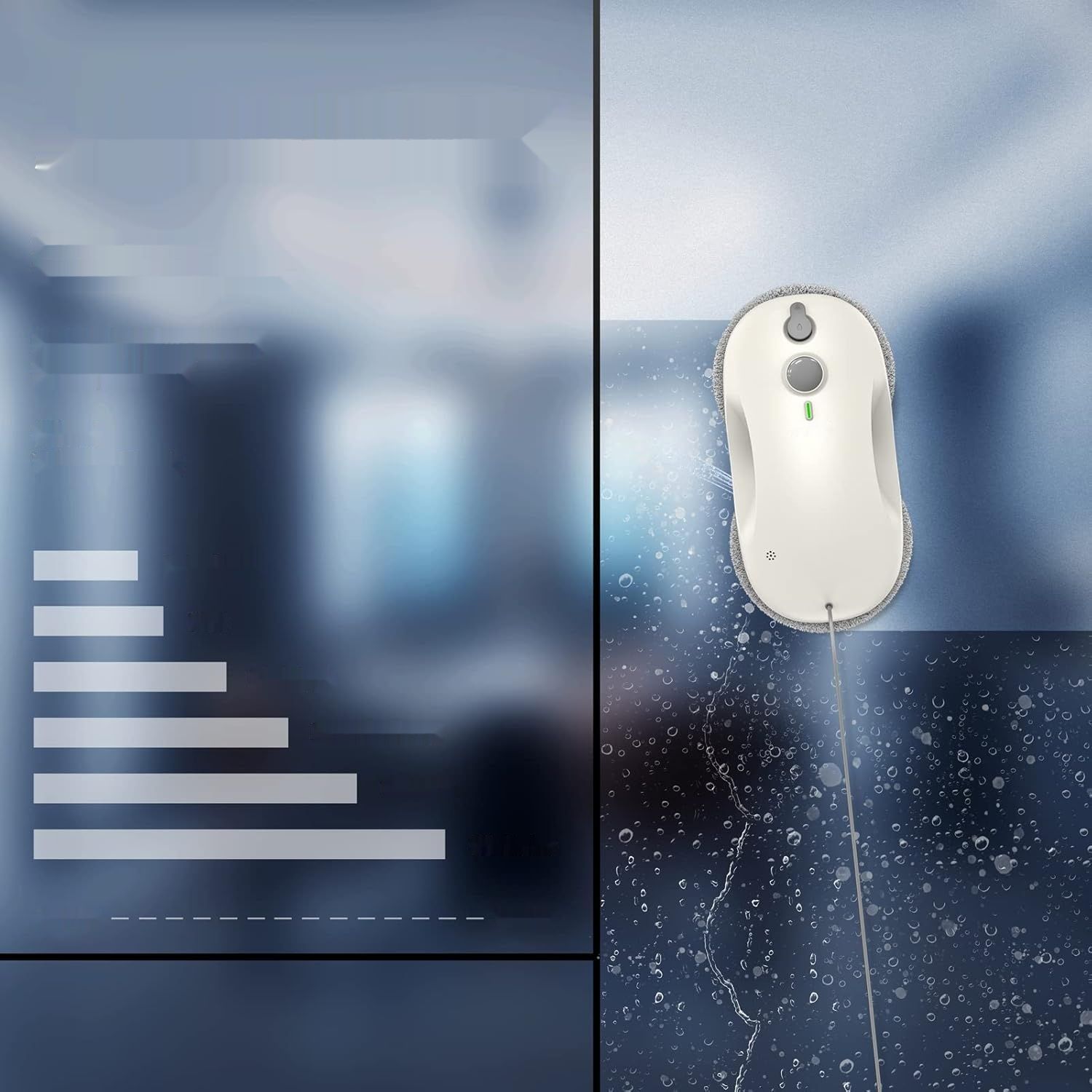 Tosima W3 Robot do Mycia Okien z Automatycznym Dwukierunkowym Systemem
