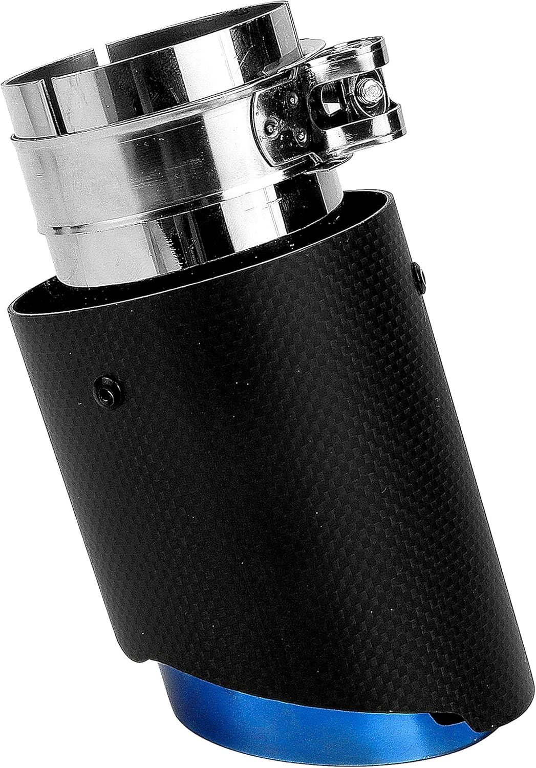 Końcówki wydechu 63 mm Uniwersalna rura wydechowa (modny niebieski)