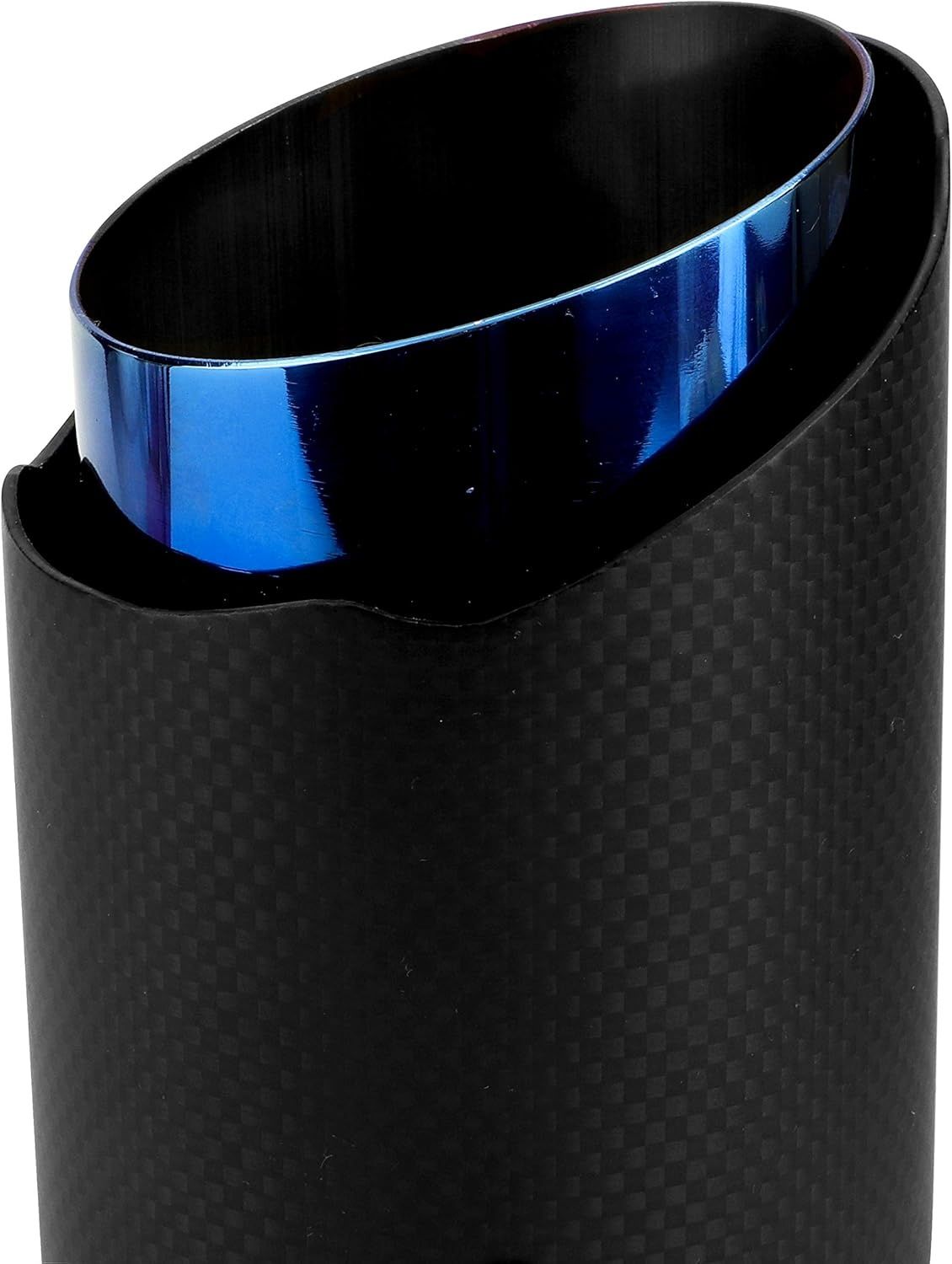 Końcówki wydechu 63 mm Uniwersalna rura wydechowa (modny niebieski)
