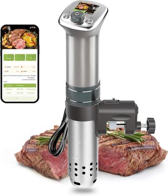KitchenBoss WiFi Sous Vide Urządzenie IPX7, 40℃-90℃, TFT, 1100