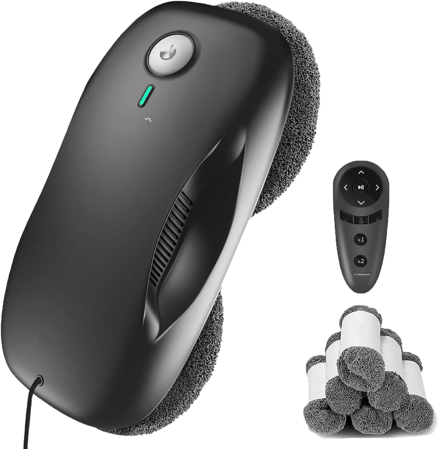 Tosima W2 Robot do Mycia Okien 3800PA, Elektryczny Czyściciel Okien