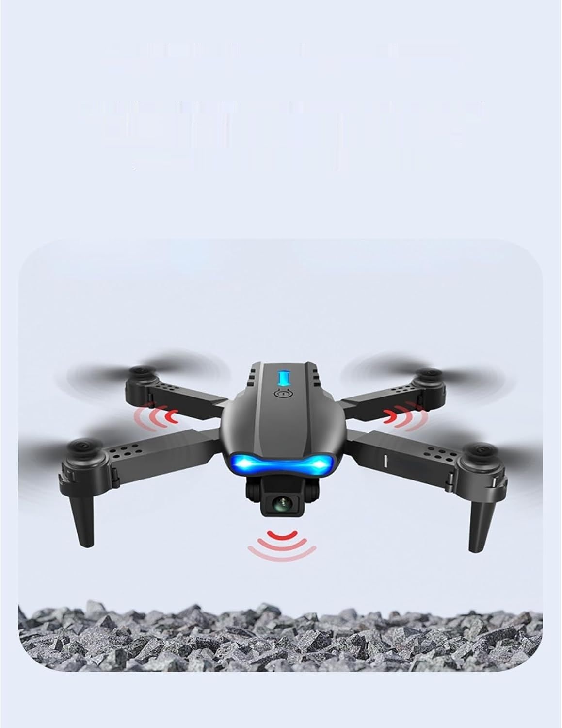 Składany dron RC, unikanie przeszkód, quadkopter, podwójna kamera HD, fotografia powietrzna 4K, samolot RC, obsługa aplikacji WiFi, prezent dla dzieci i dorosłych.