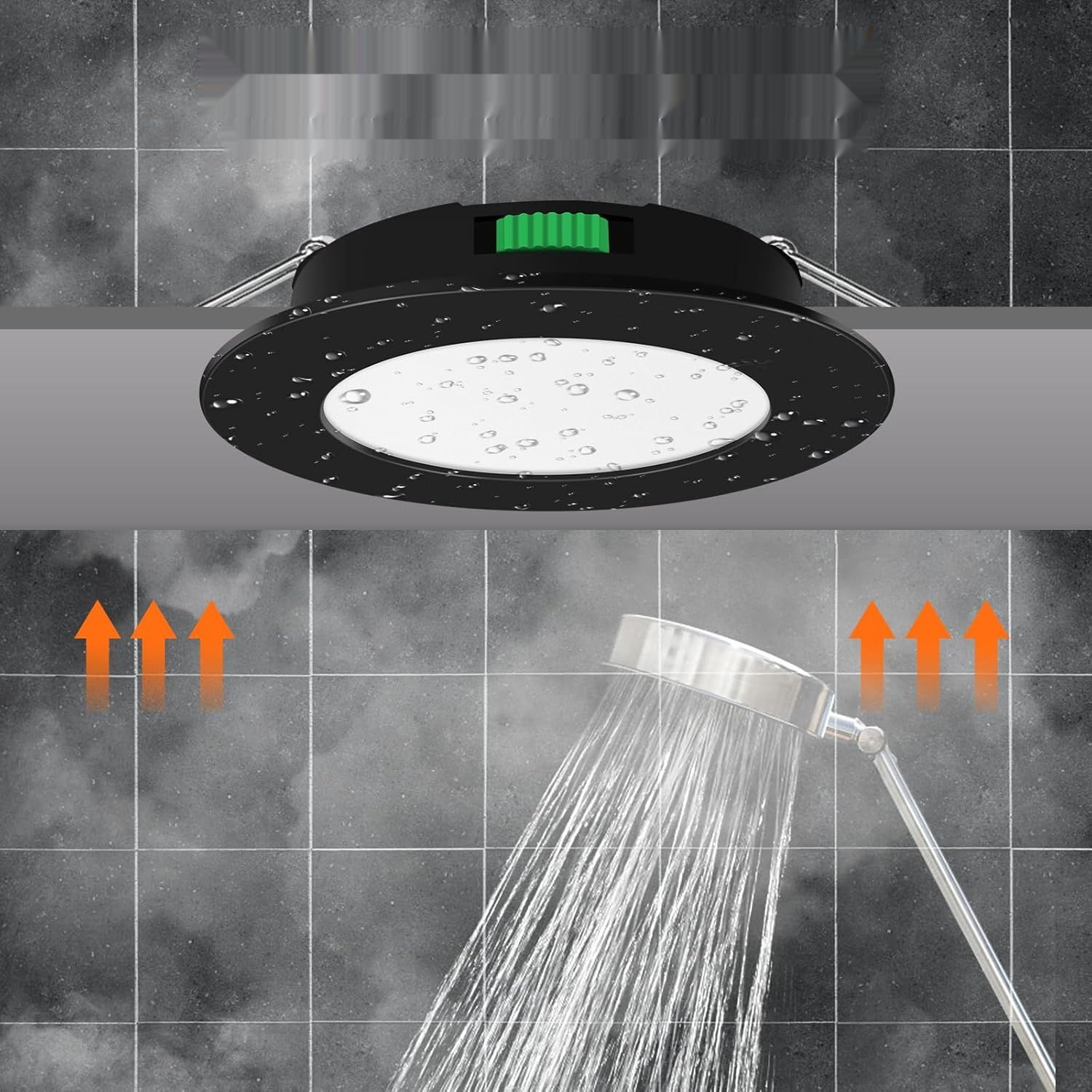 ALUSSO LIGHTING 10 W LED Reflektor, ściemnialny, 750 lm, 3CCT, IP44.
