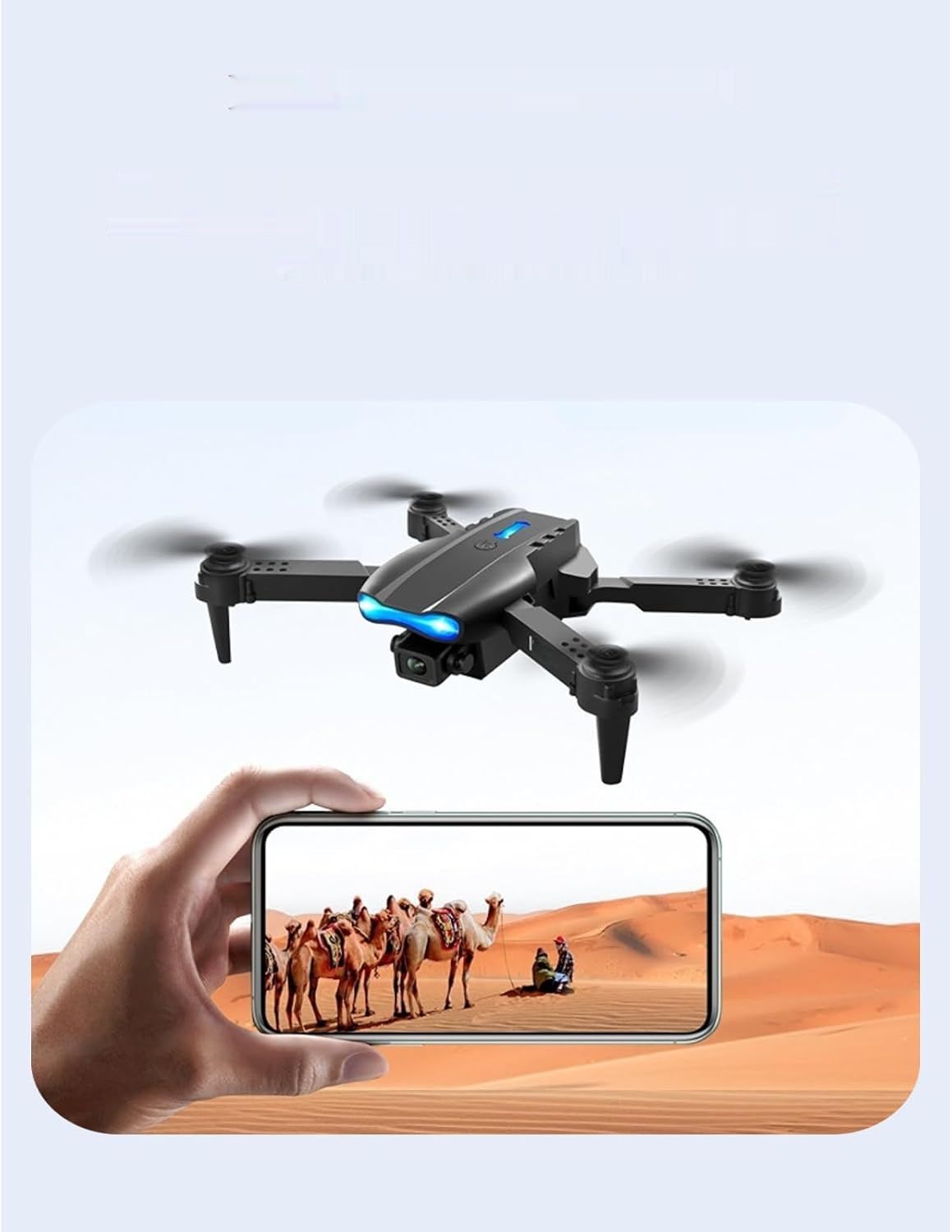 Składany dron RC, unikanie przeszkód, quadkopter, podwójna kamera HD, fotografia powietrzna 4K, samolot RC, obsługa aplikacji WiFi, prezent dla dzieci i dorosłych.