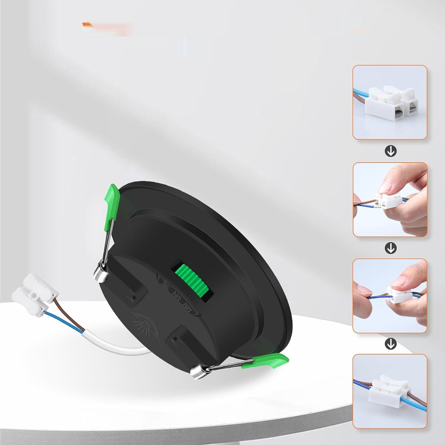 ALUSSO LIGHTING 10 W LED Reflektor, ściemnialny, 750 lm, 3CCT, IP44.