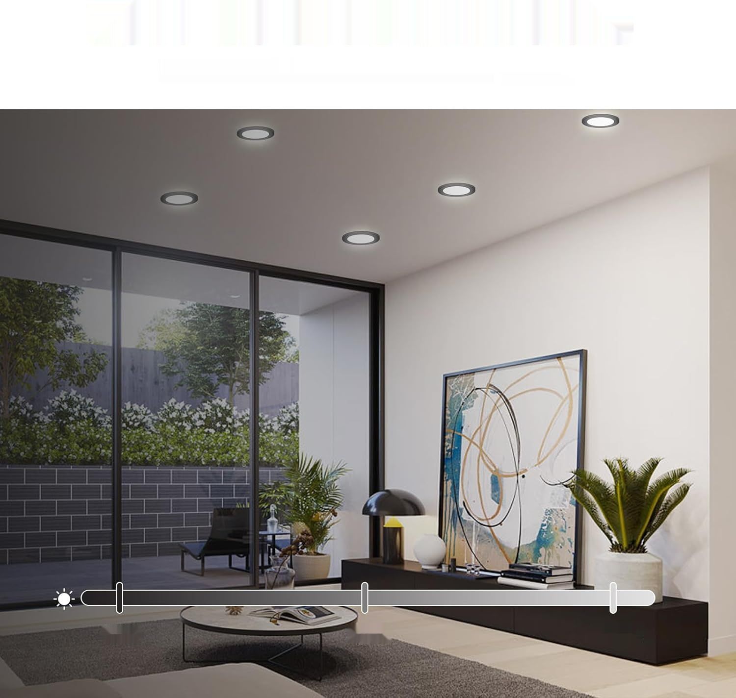 ALUSSO LIGHTING Reflektor LED 230 V, 5 W, czarny, IP65, 10 sztuk
