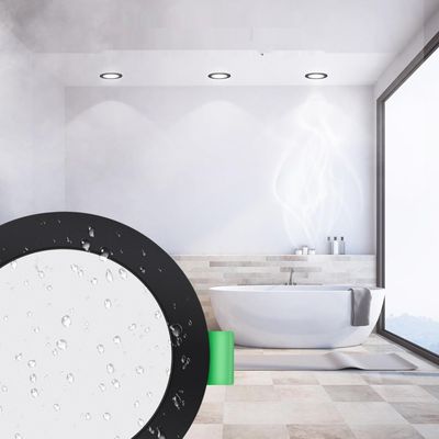 ALUSSO LIGHTING Reflektor LED 230 V, 5 W, czarny, IP65, 10 sztuk