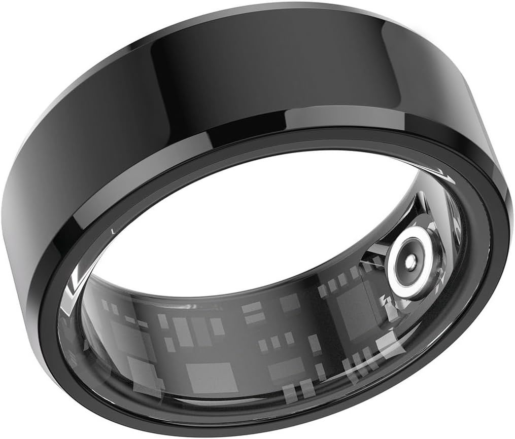 Inteligentny pierścień Monitor Zdrowia, IP68 Fitness Tętno, Bluetooth