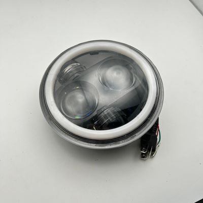 Angel Eye Reflektor do motocykla LED 5,75&#39;&#39;, biały, wodoodporny