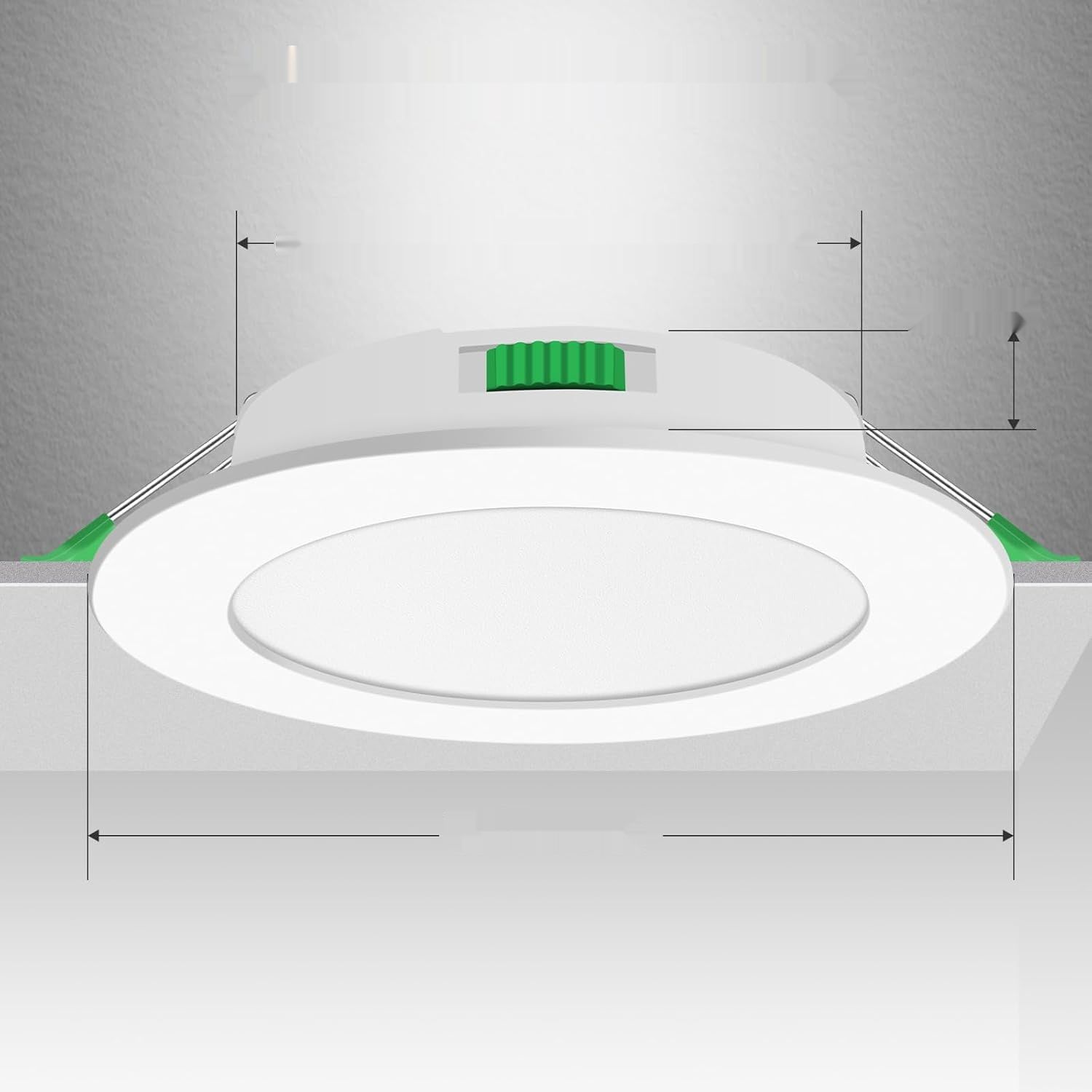 ALUSSO LIGHTING LED 15W 1200lm 230V 3CCT 3000K-6500K IP44
