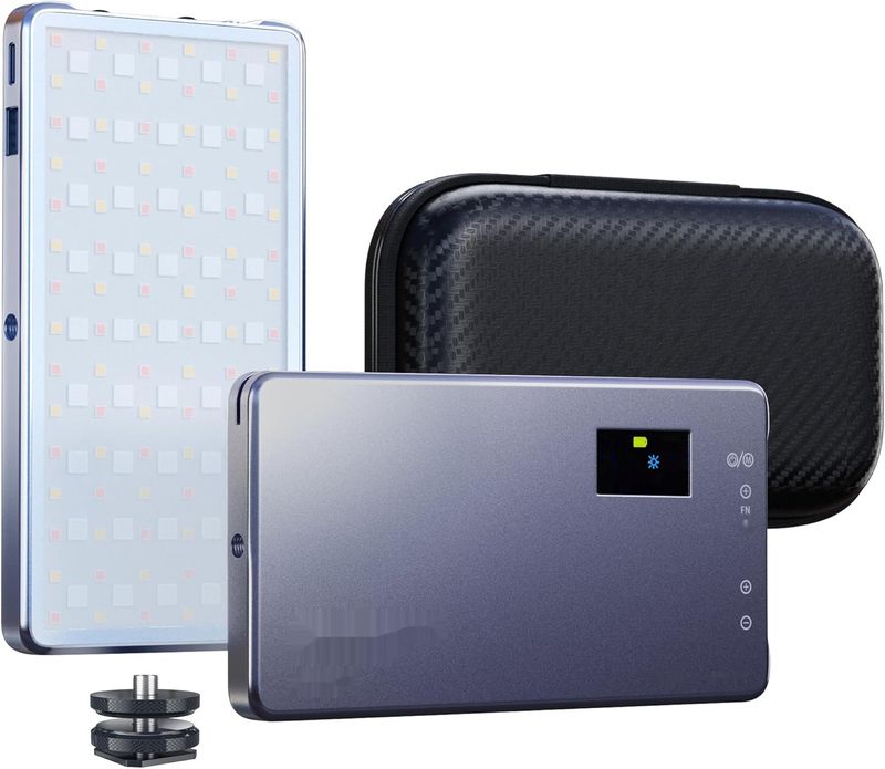 Profesjonalne oświetlenie Led RGB do kamery: z baterią 4000mAh.