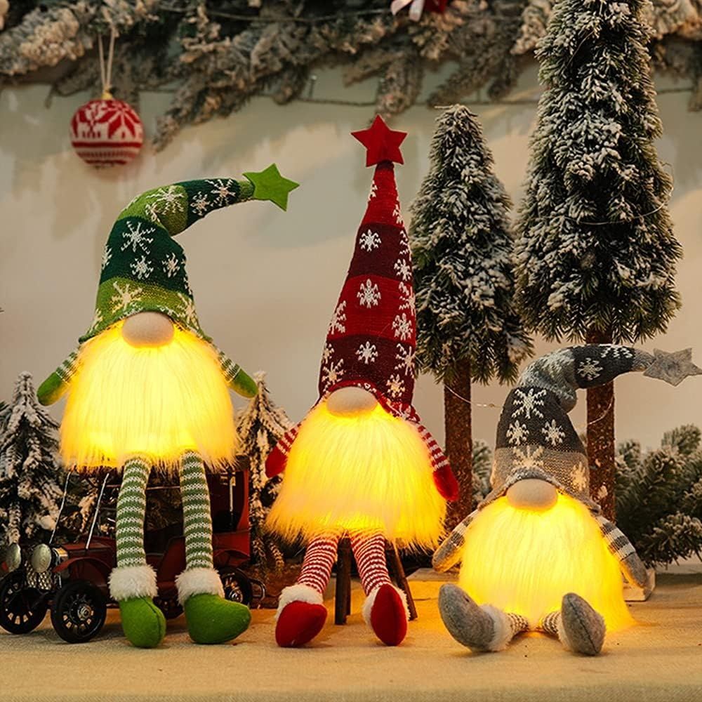 GNOME Świąteczne Światło, Figurka Świąteczna Rozrabiaka z Pluszu (B)
