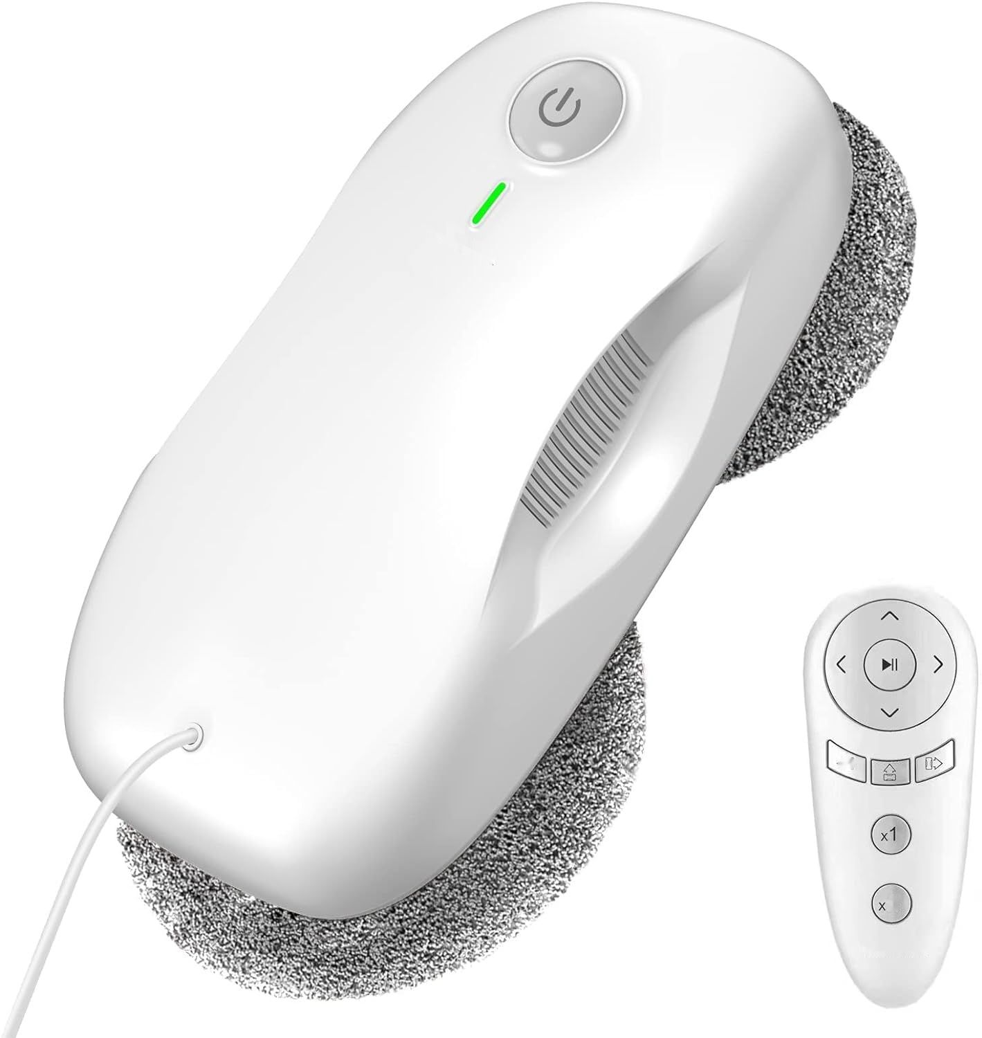 Tosima W2 Blanc Robot Myjący do Szyb Automatyczny, 3800pa, Pilot, 12 Ściereczek