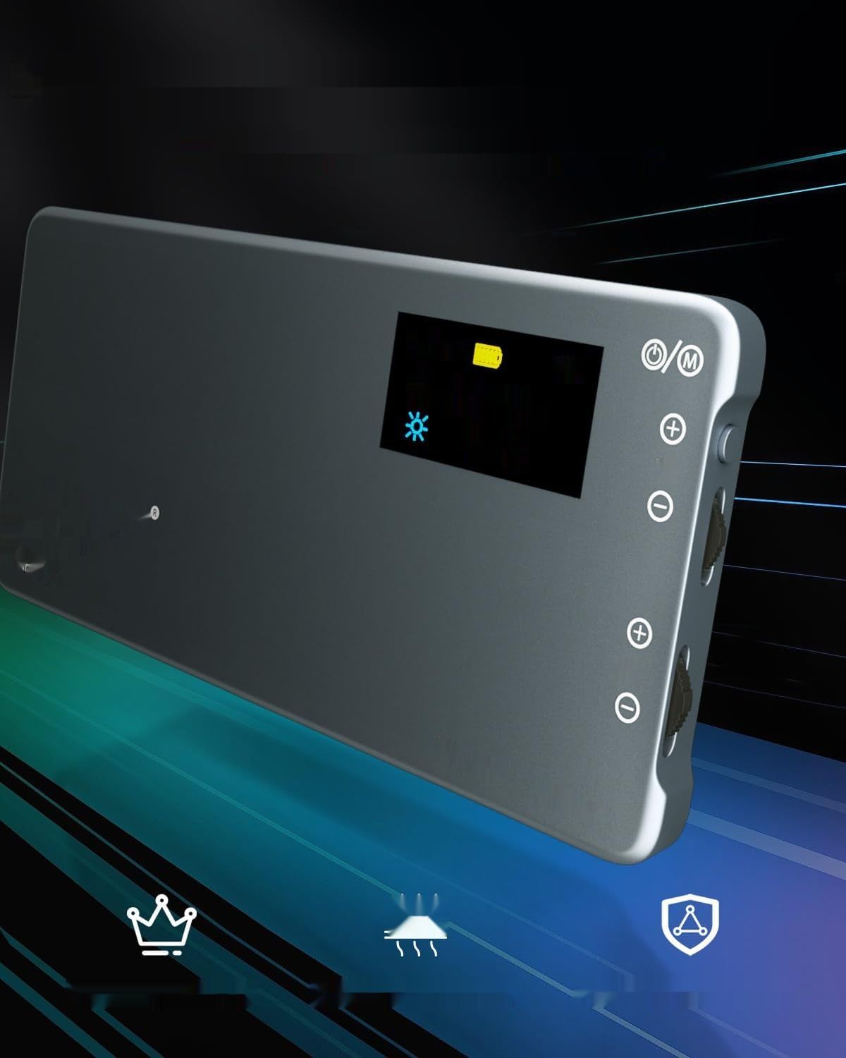 Profesjonalne oświetlenie Led RGB do kamery: z baterią 4000mAh.