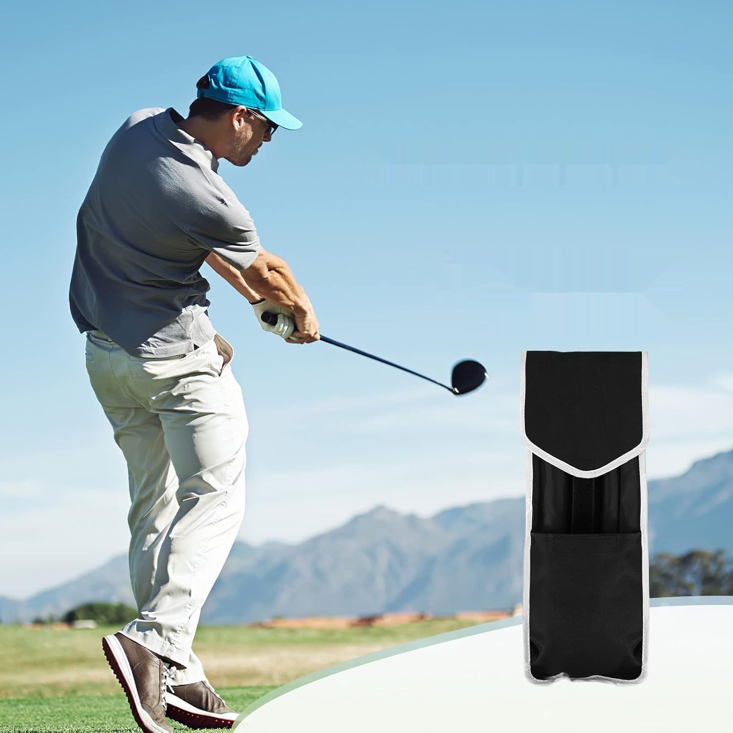 Rhino Valley Golf Torby podróżne Wspornik, Aluminiowy, Odporność na uderzenia