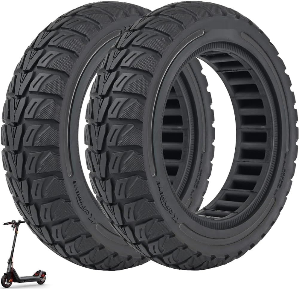 Zestaw 2 opon 9,5&quot; do NIU KQi 3, 9,5 x 2,5-6,1 - Pełne gumowe opony.
