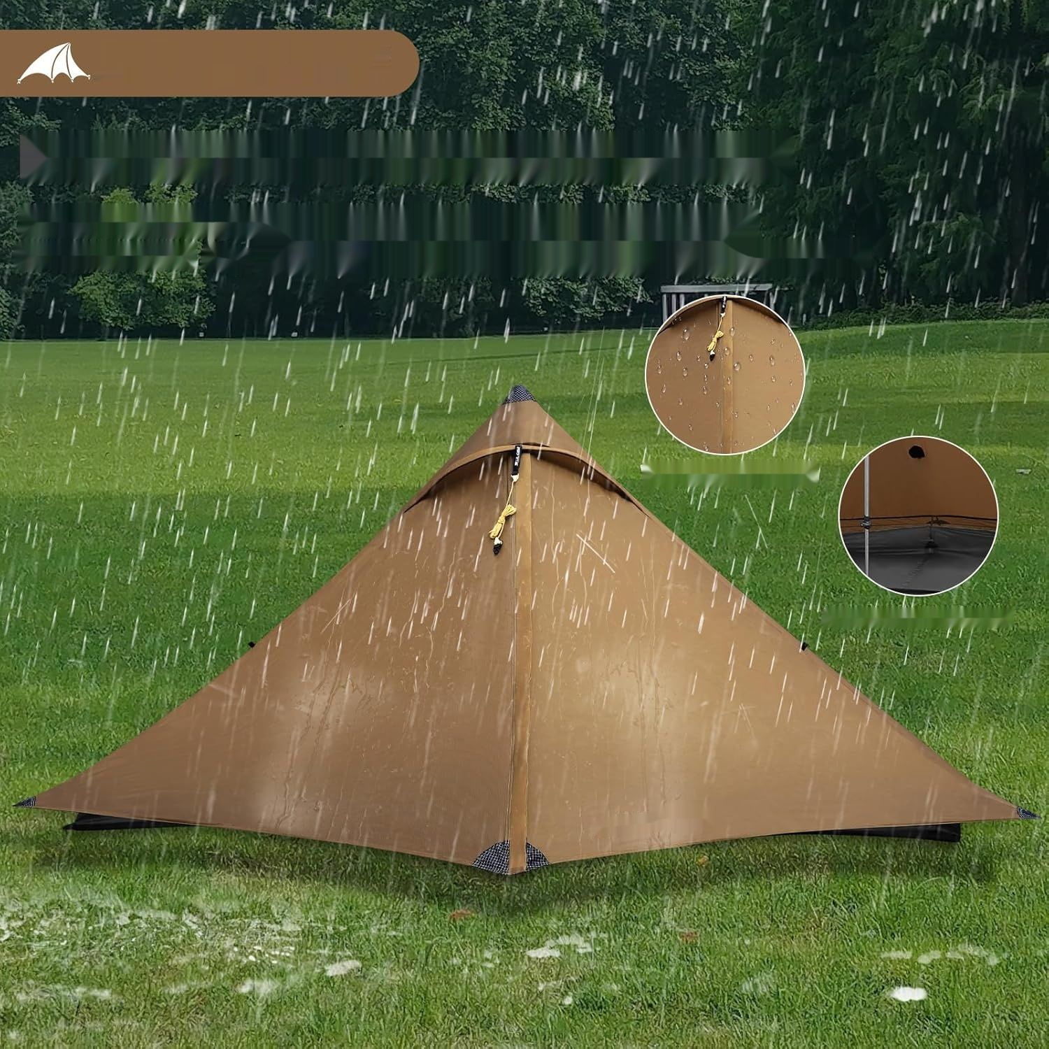 3F UL Gear Lanshan PRO Ultralight Namiot 1-2os, 3/4-sezonowy, wodoodporny.