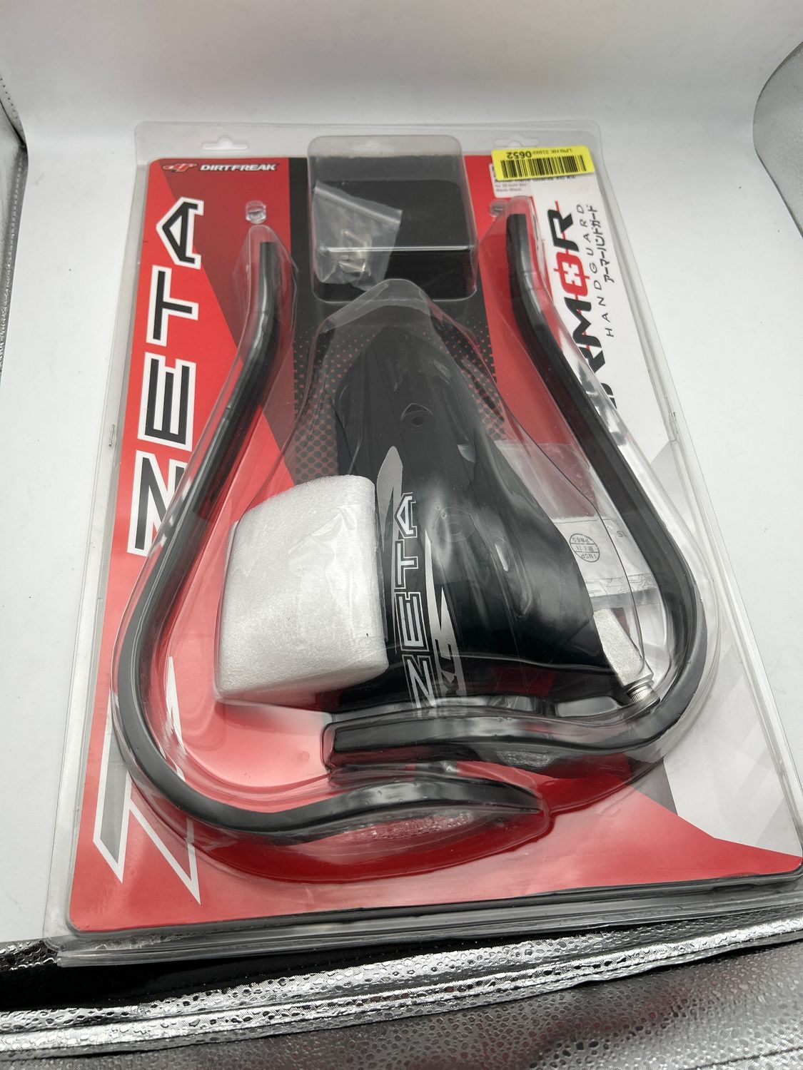 ZETA - ZE72-5009 - ZESTAW PANCERZA XC DO KIEROWNICY 22,2 MM CZARNY/CZARNY