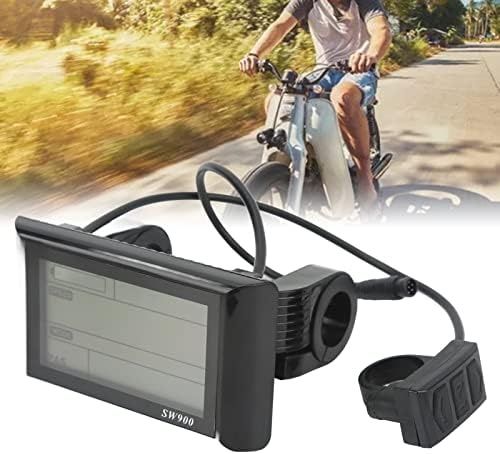 Wyświetlacz roweru elektrycznego LCD SW900, uniwersalny, wodoodporny.