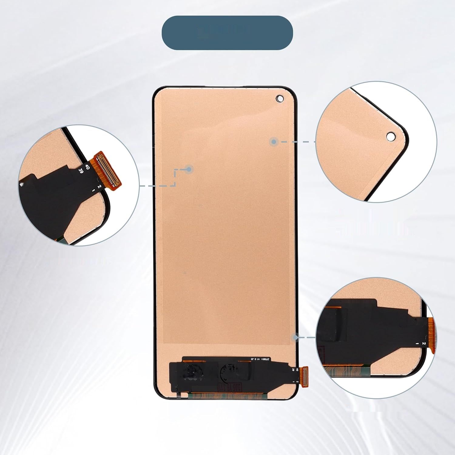 E-YIIVIIL zamiennik wyświetlacza TFT do OnePlus 9 LE2113, LE2111, LE2110.