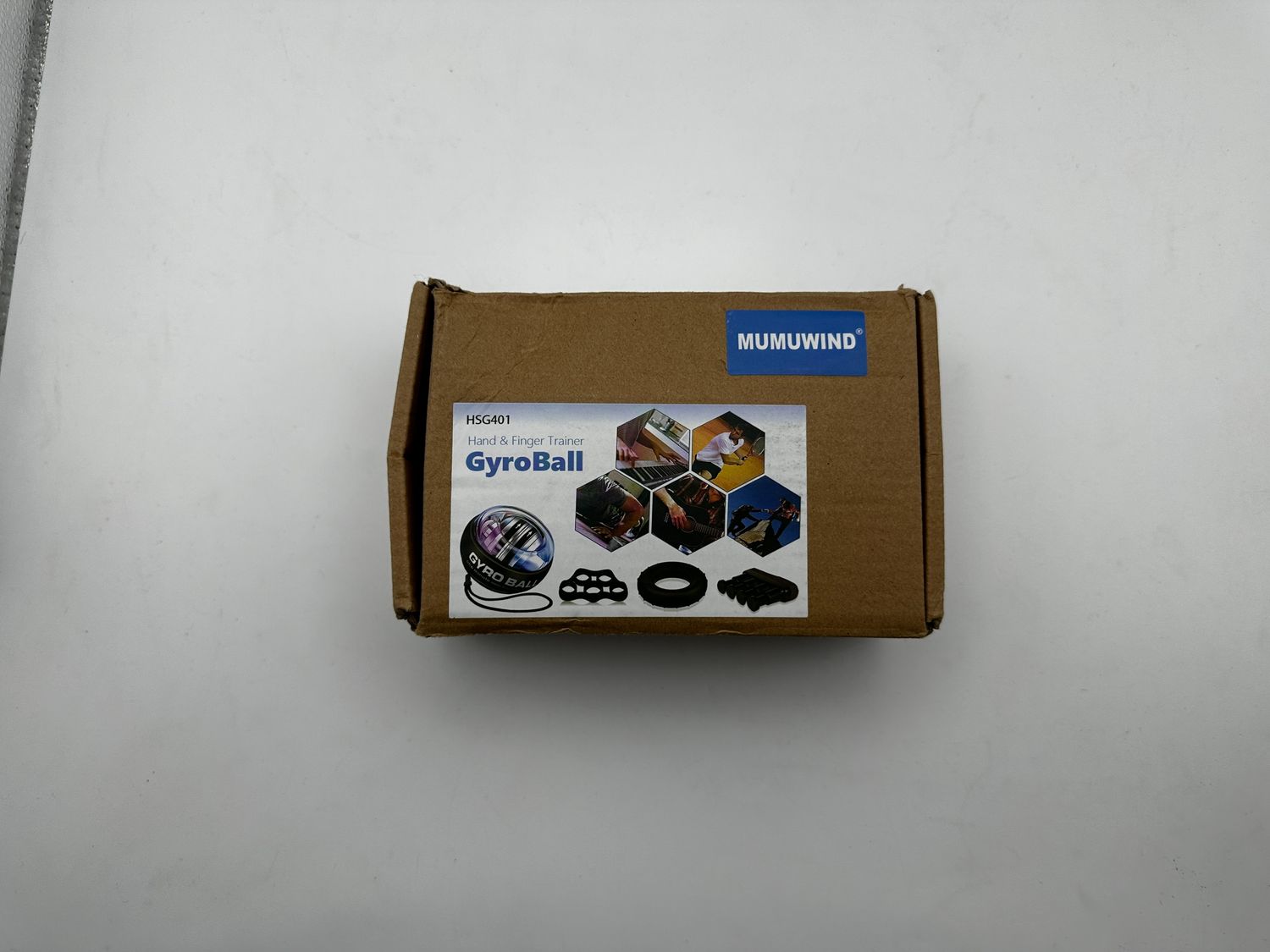 MUMUWIND Piłka nadgarstkowa, autostart gyroball, trening LED