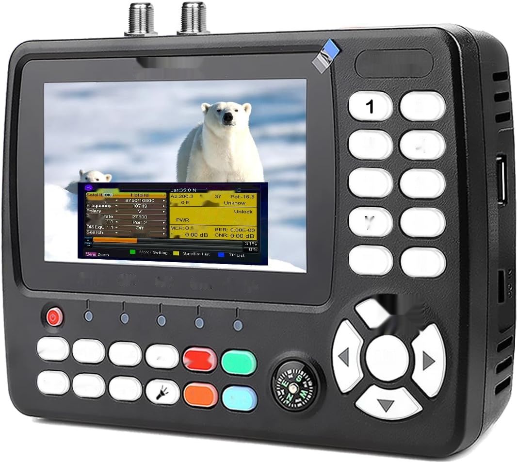 ST-5155 Miernik Pola i Satelity DVB-S2/S/T2/T/C, HD, Unicable/Scr/Dcss