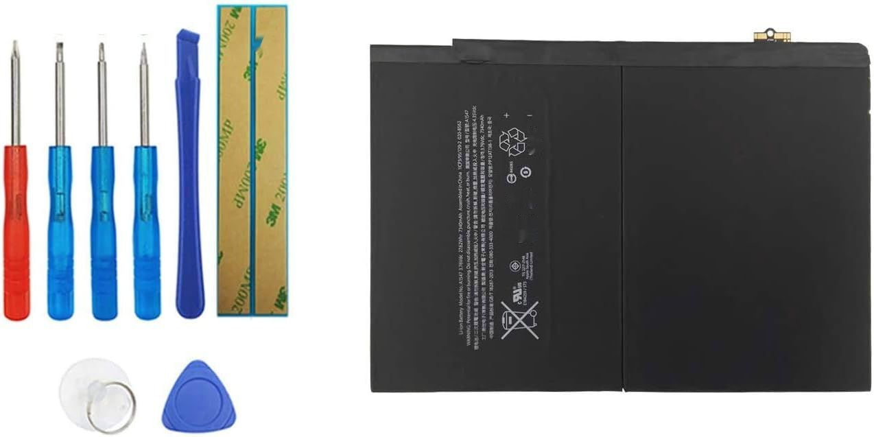 Vvsialeek A1547 - Bateria zastępcza do APPLE iPad A1566/A1567 7300 mAh