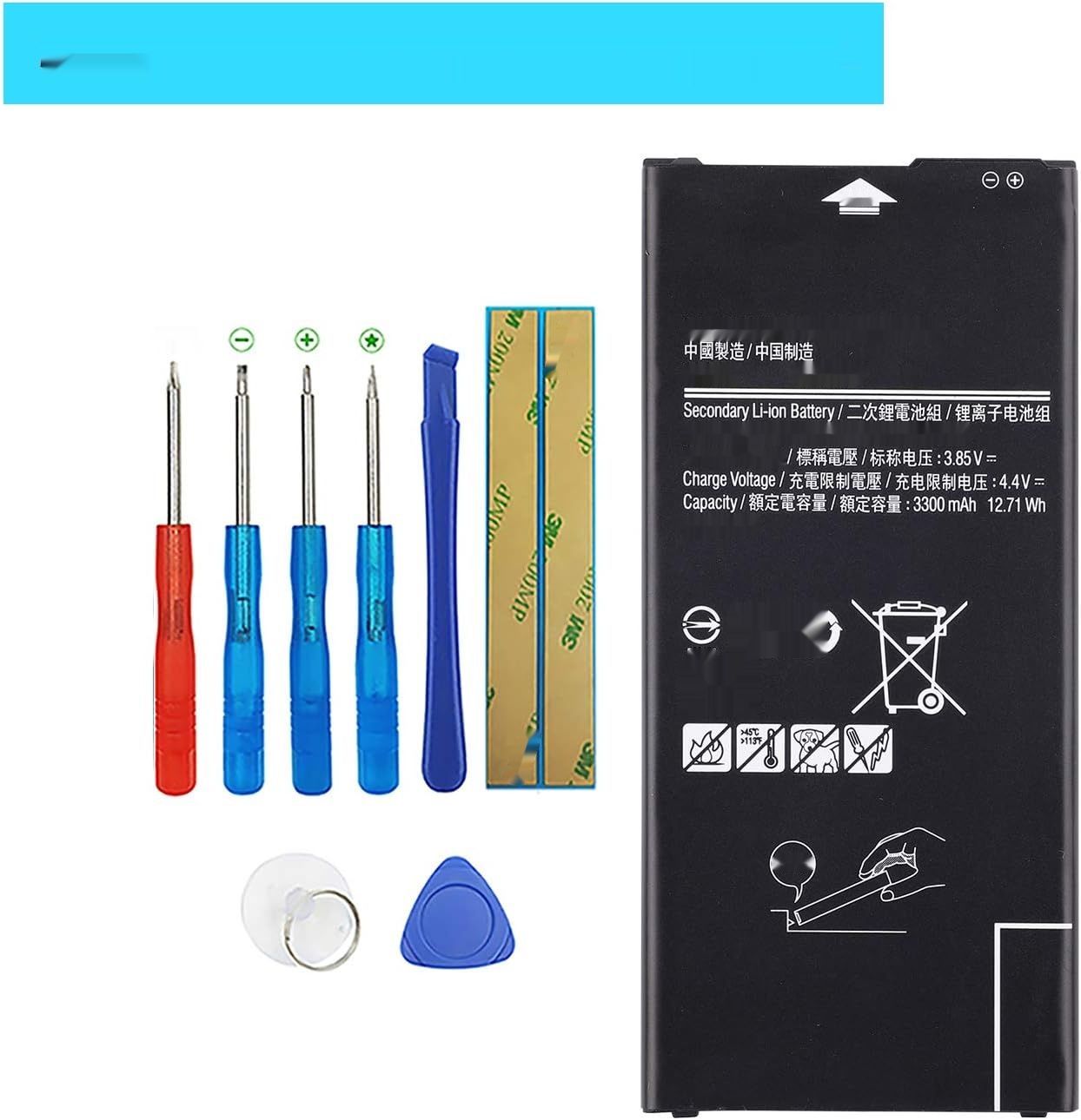 EB-BG610ABE Battery for Samsung Galaxy J4 Plus 2018 SM-J415F Galaxy J6 Plus 2018 SM-J615F + Tools