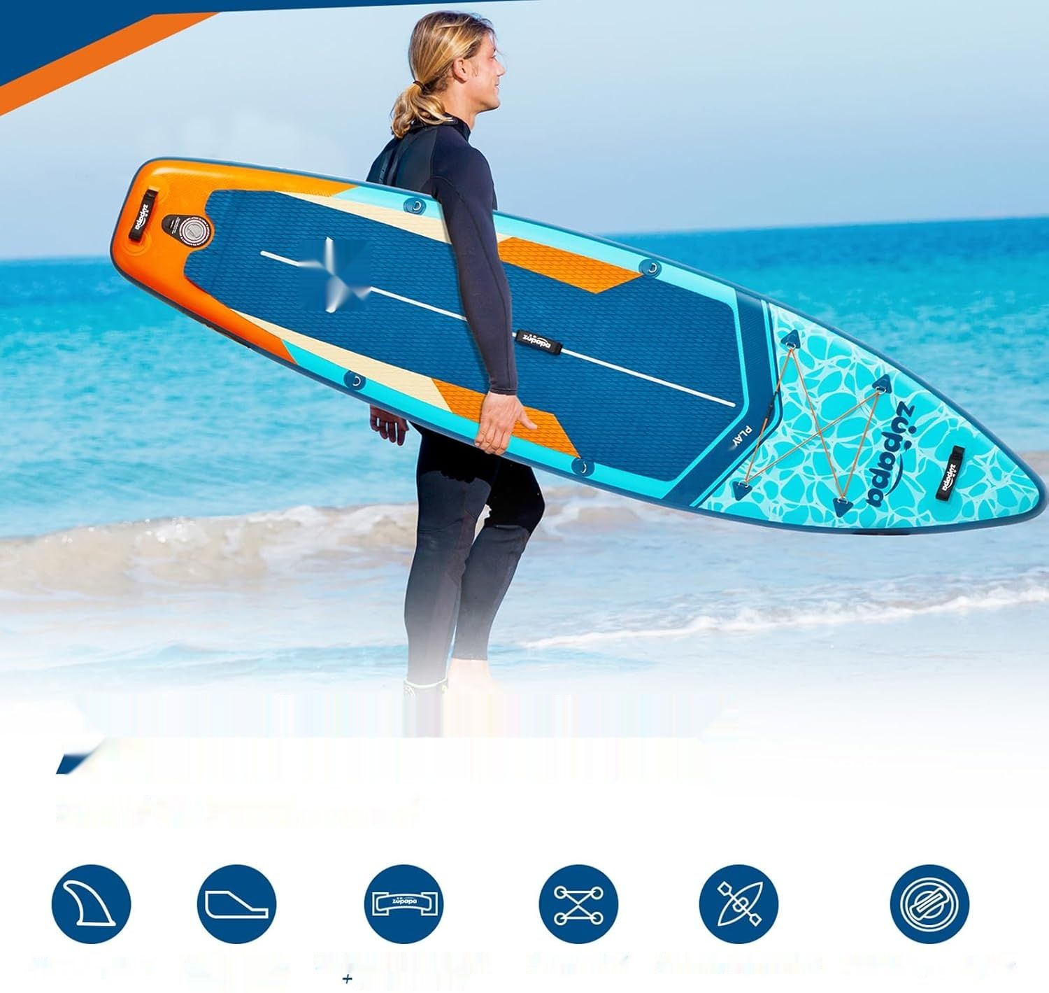 Zupapa Stand Up Paddle Board z  siedzeniami do kajaka | Akcesoria