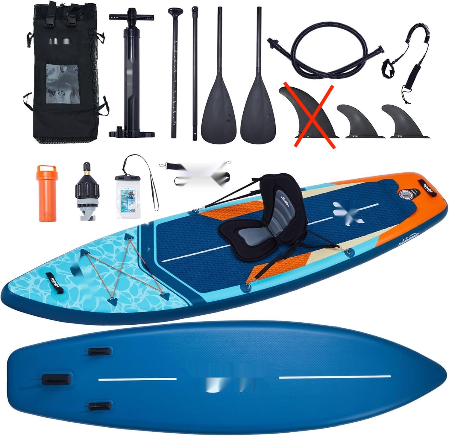 Zupapa Stand Up Paddle Board z  siedzeniami do kajaka | Akcesoria