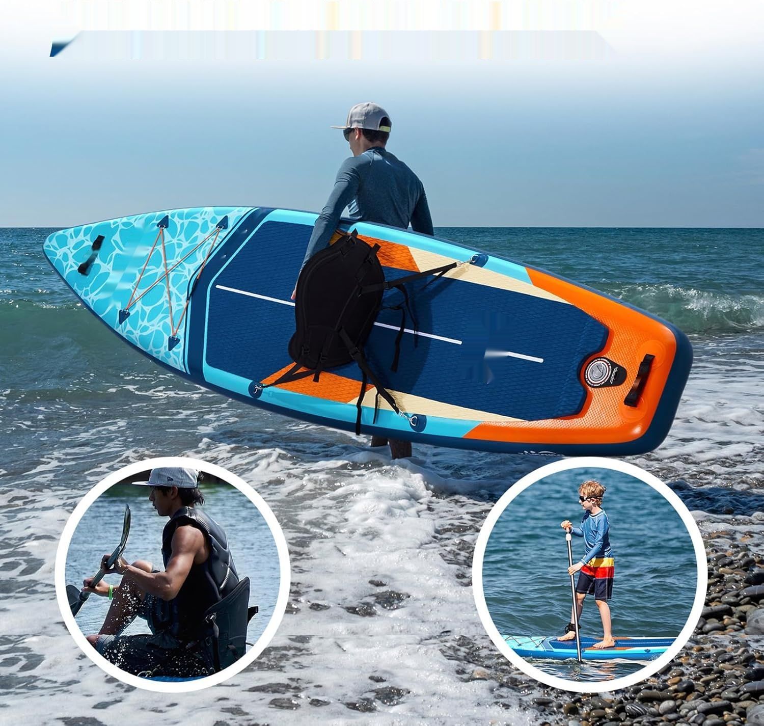 Zupapa Stand Up Paddle Board z  siedzeniami do kajaka | Akcesoria