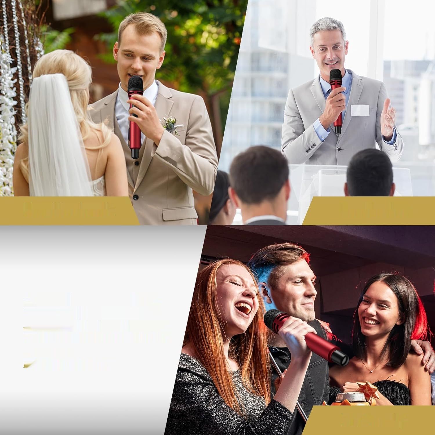 TONOR TW350 Podwójny Bezprzewodowy System Mikrofonów Karaoke