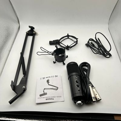 Mikrofon TONOR TD520S+ XLR/USB, do gier, RGB, wyciszenie, PC, PS4/5, Mac