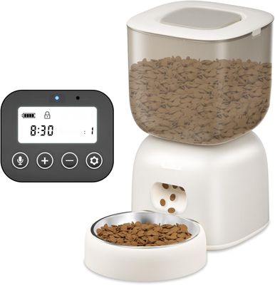 PUPPY KITTY Automatyczny dozownik karmy dla kotów, 3 l, 180 dni pracy