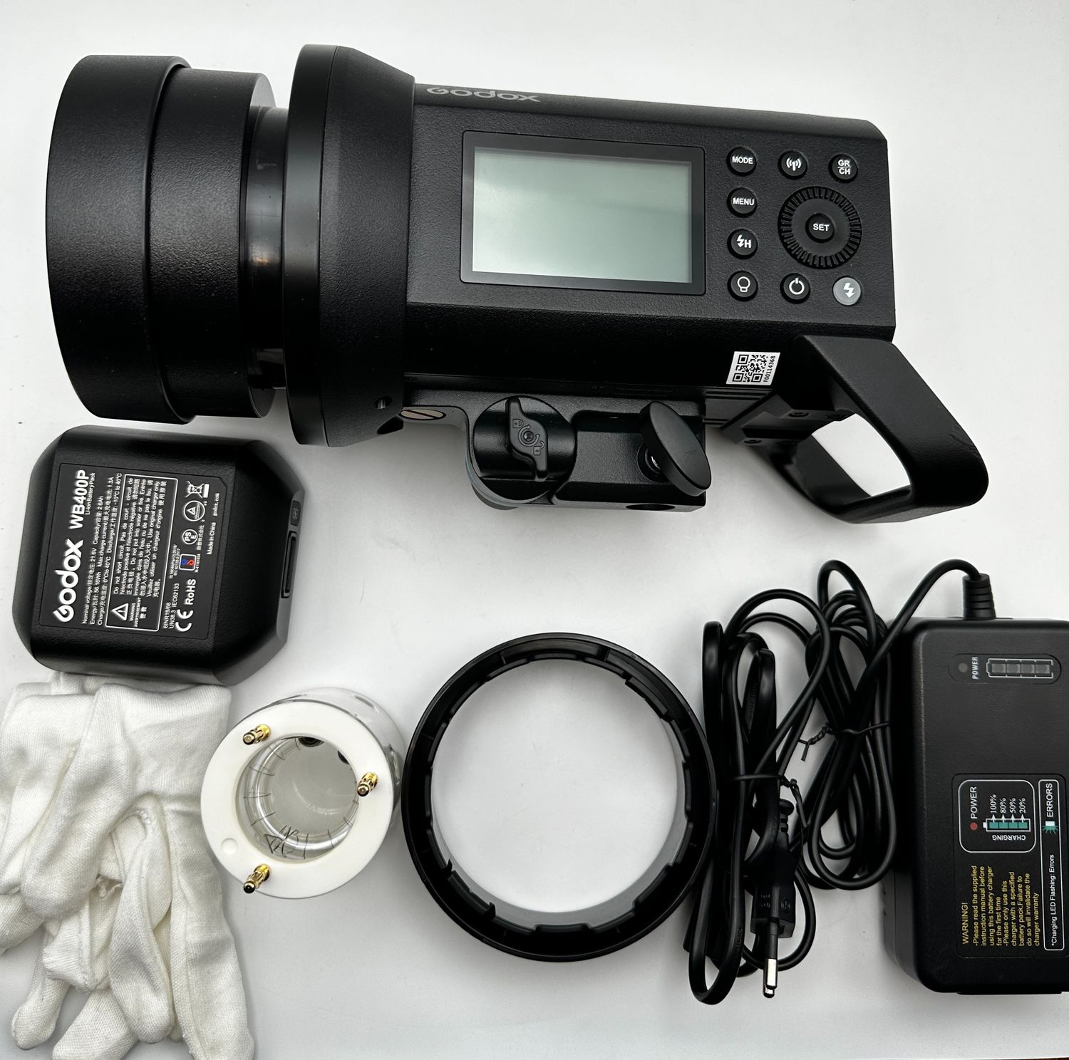 Godox AD400Pro 400Ws GN72 TTL Monolight, HSS, 2.4G, 390 błysków, LED.