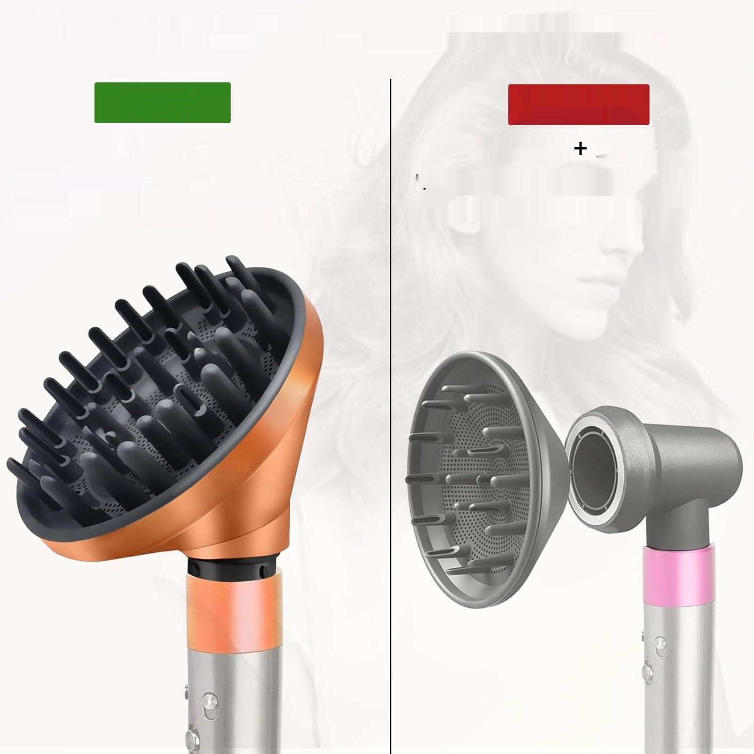 DianSung Dysza do Dyson Airwrap HS01 HS03 HS05, złota