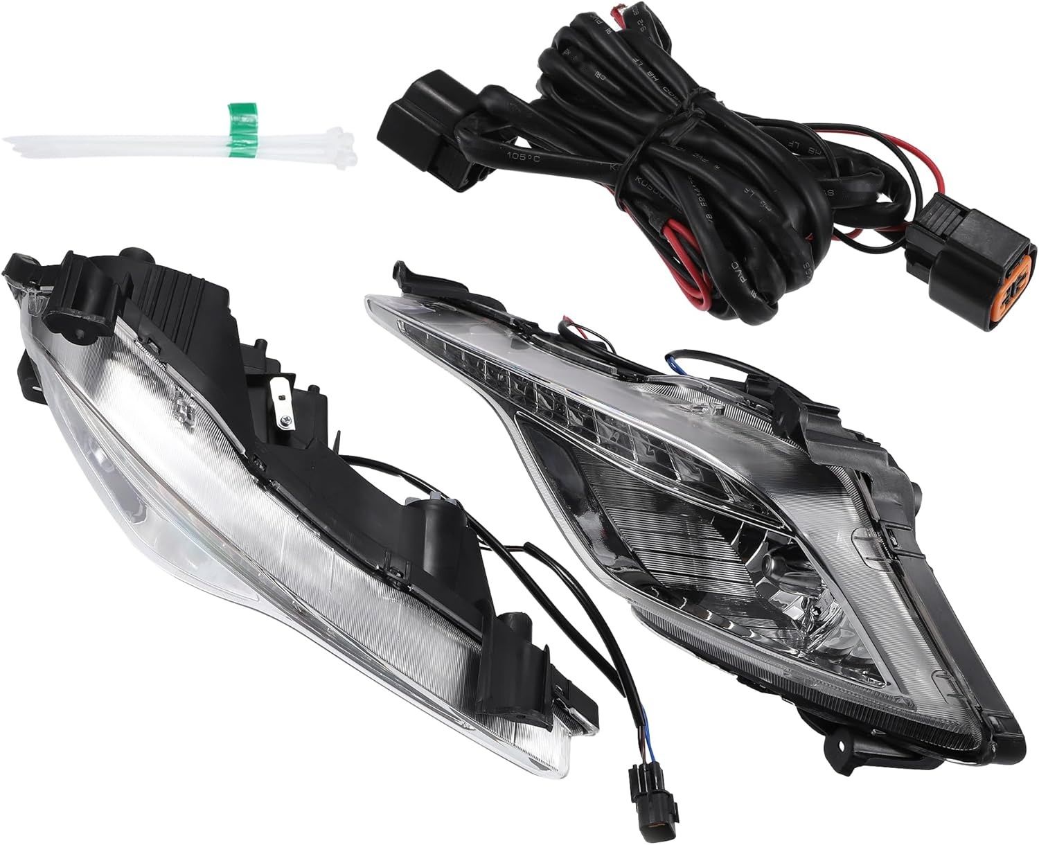 ABSOPRO Lampa Przeciwmgielna do Hyundai Sonata 11-15 Biały Bursztyn