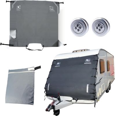 Caravan-Frontabdeckung wodoodporna 210x175cm osłona z LED (7 stóp szer.)