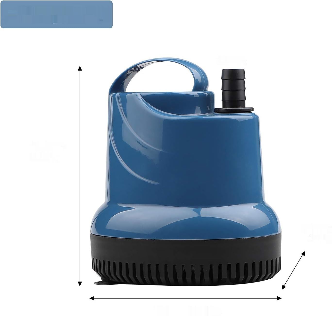 EXLECO Mini Pompa Wodna 1500L/H 20W 230V, do Ogrodu, Akwarium, Fontanny