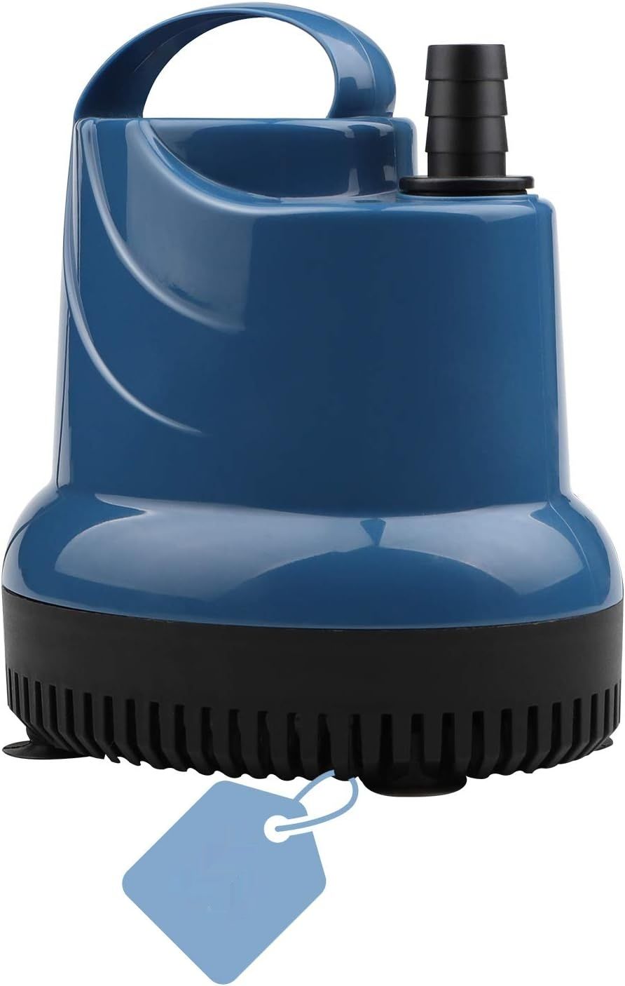 EXLECO Mini Pompa Wodna 1500L/H 20W 230V, do Ogrodu, Akwarium, Fontanny