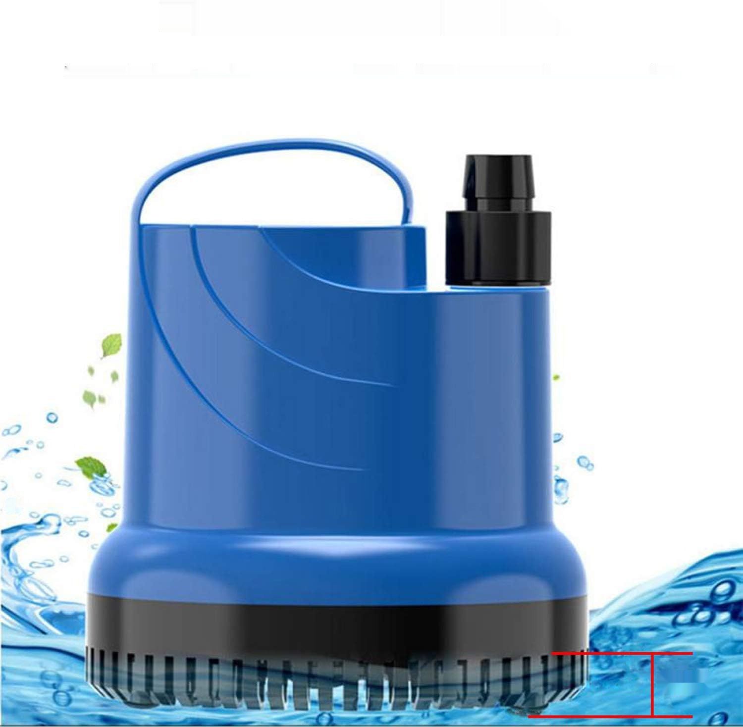 EXLECO Mini Pompa Wodna 1500L/H 20W 230V, do Ogrodu, Akwarium, Fontanny