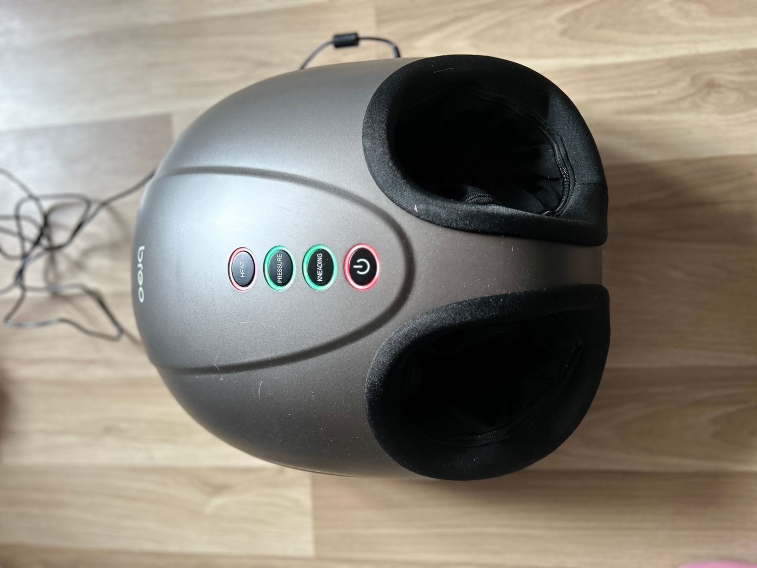 Breo Elektryczny Masażer do stóp z podgrzewaniem, Shiatsu, do rozmiaru 46