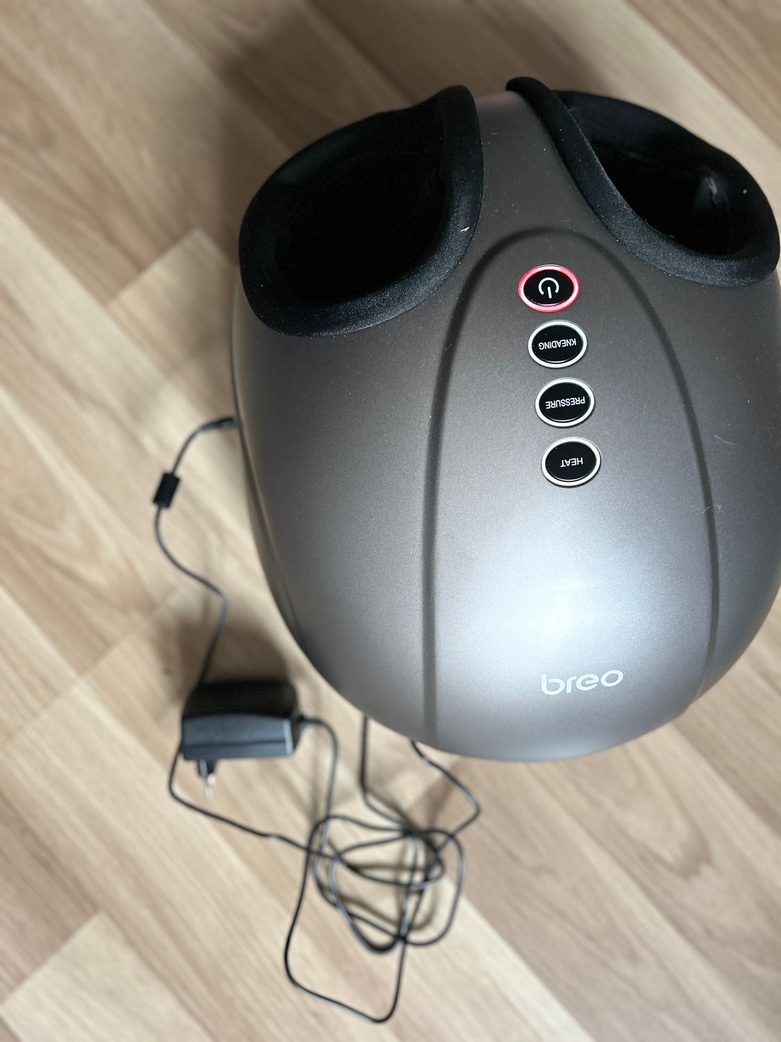 Breo Elektryczny Masażer do stóp z podgrzewaniem, Shiatsu, do rozmiaru 46