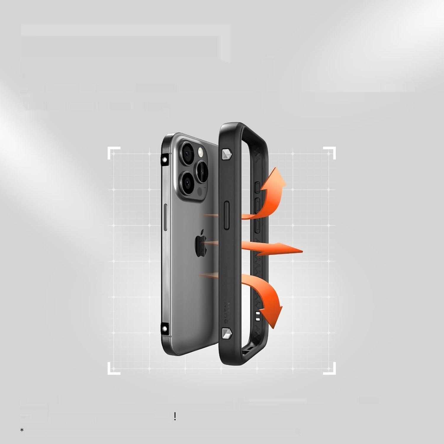 Bumper Gaming do  iPhone 15 , czarny