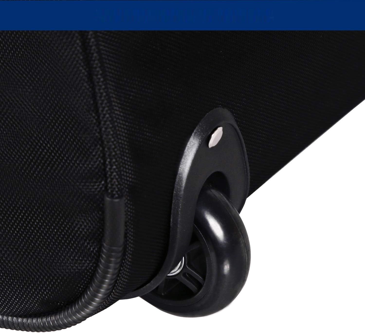 campMax Torba podróżna na kółkach, duża, składana torba podróżna na kółkach, Czarny - 120l