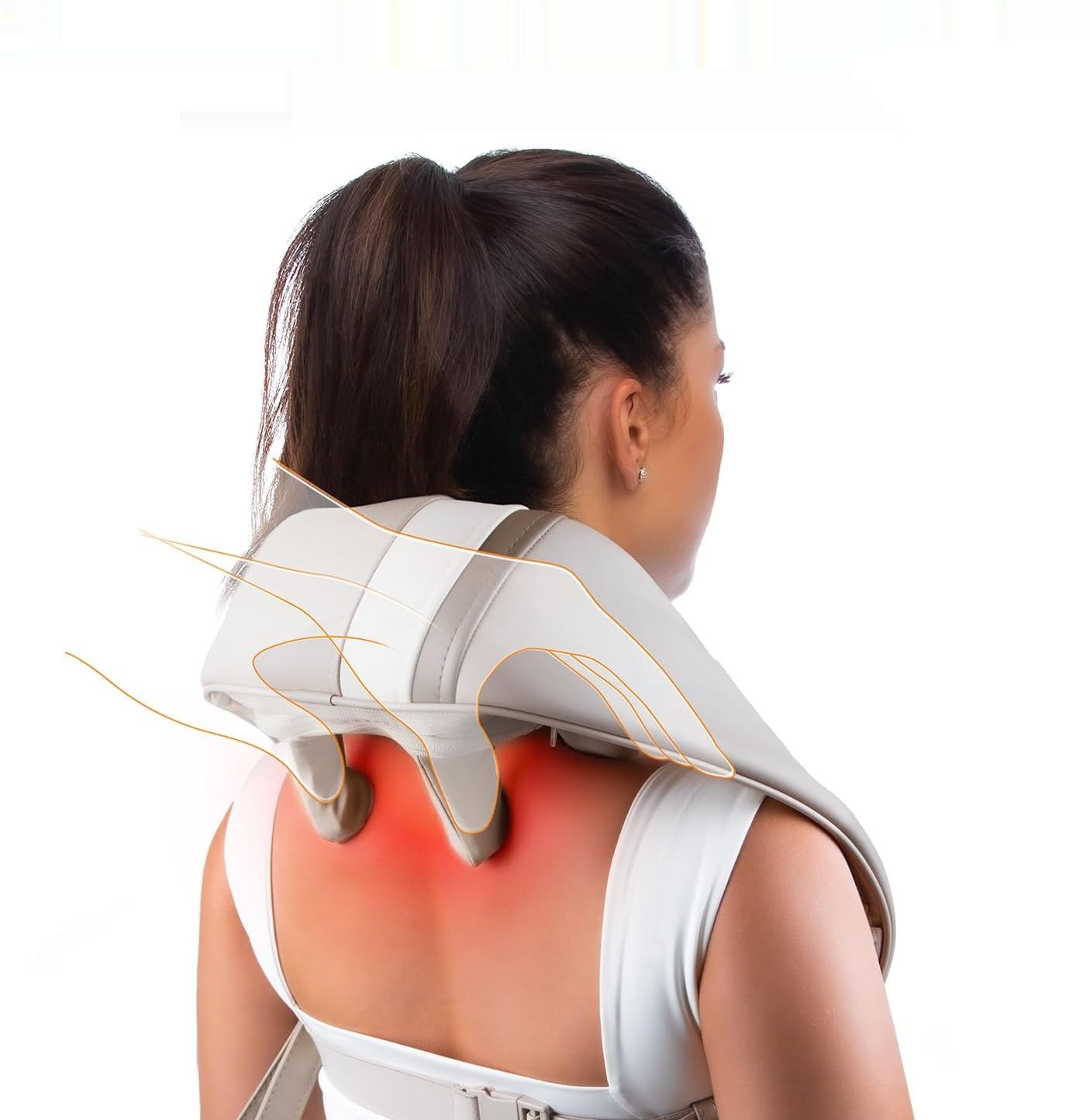 Mebak N1 Masażer Szyi Shiatsu 5D Obrotowa Prędkość z Podgrzewaniem