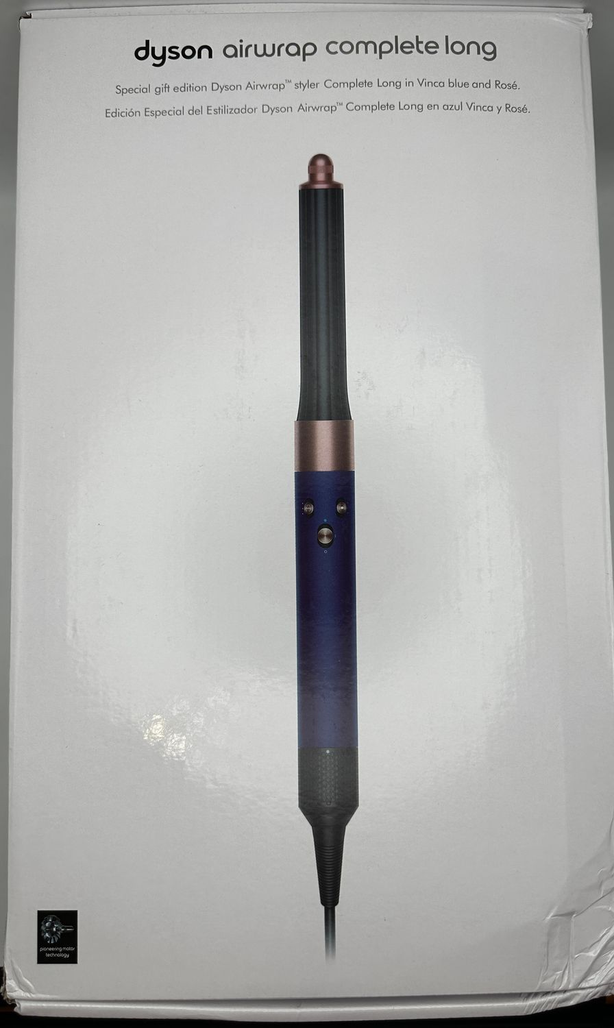 Dyson Airwrap Complete Long niebieski, kręcenie, falowanie, wygładzanie.
