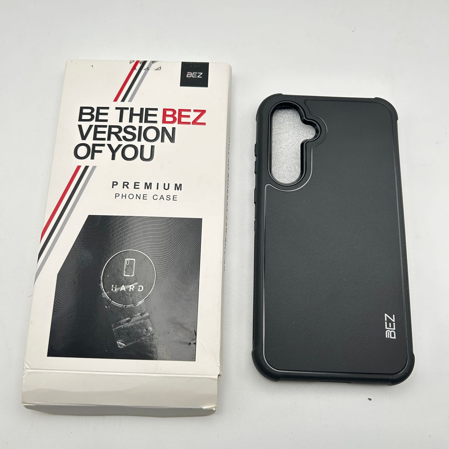BEZ Etui Samsung A55 5G, odporne na wstrząsy, wytrzymałe, czarne